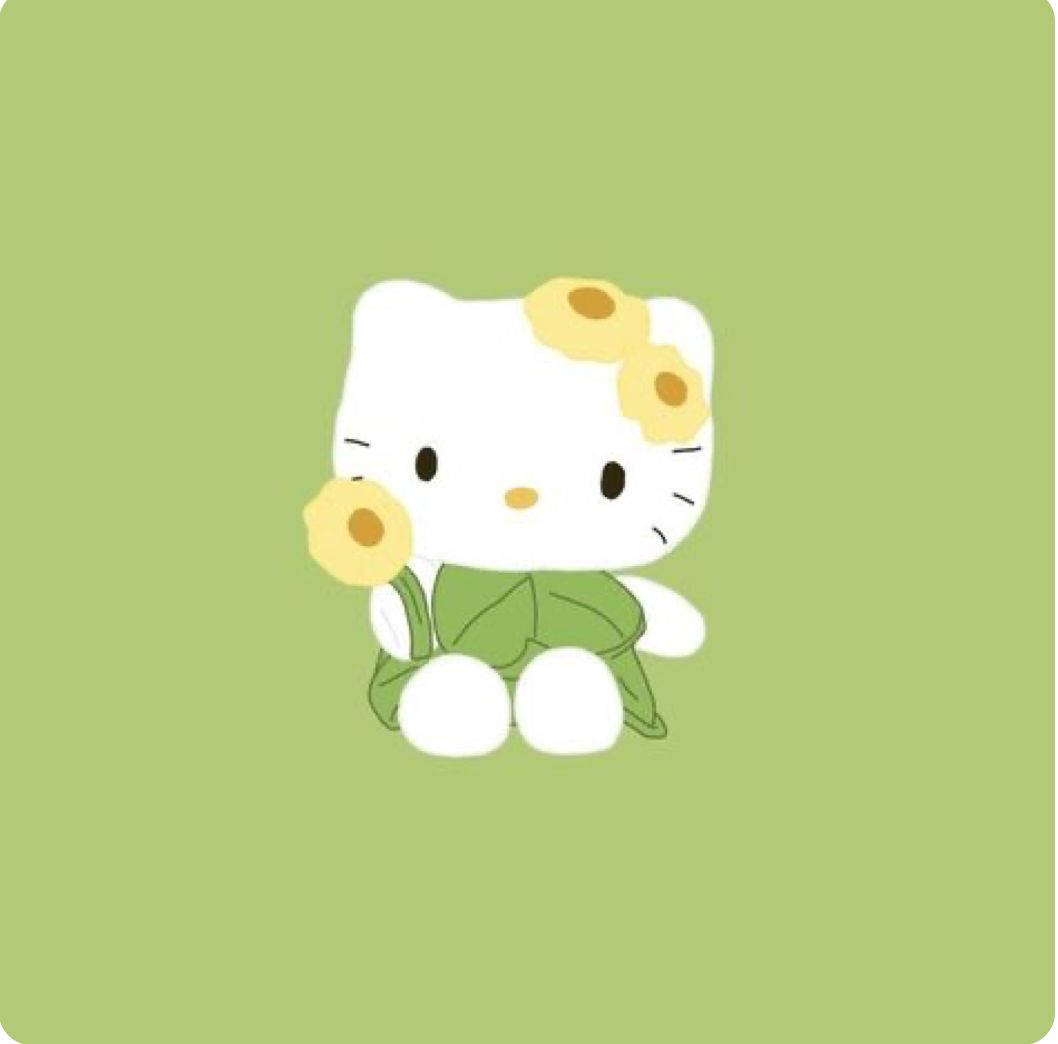 Green Hello Kitty Wallpapers