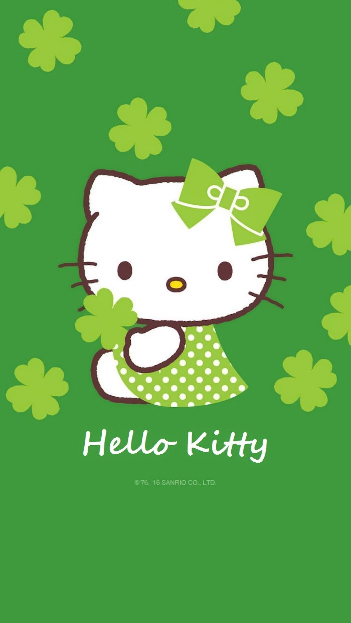 Green Hello Kitty Wallpapers