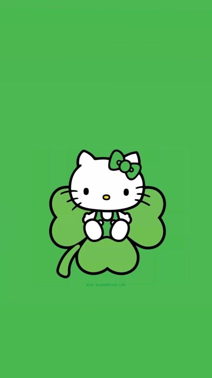 Green Hello Kitty Wallpapers