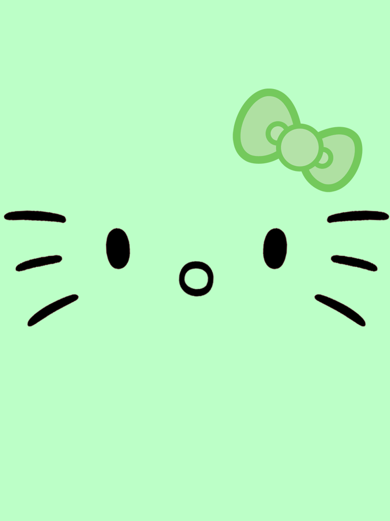 Green Hello Kitty Wallpapers