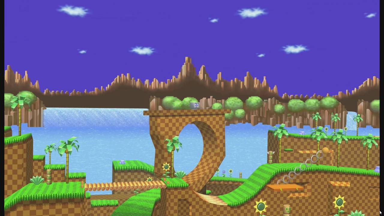 Green Hill Zone Background