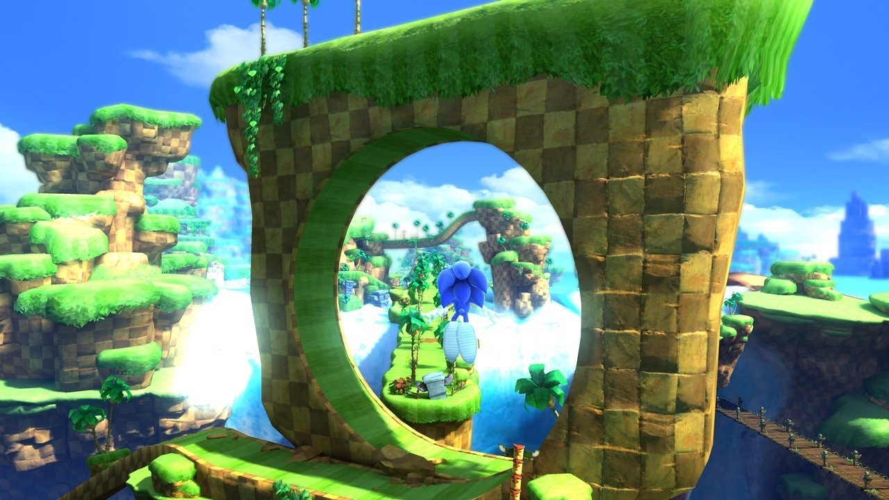 Green Hill Zone Background