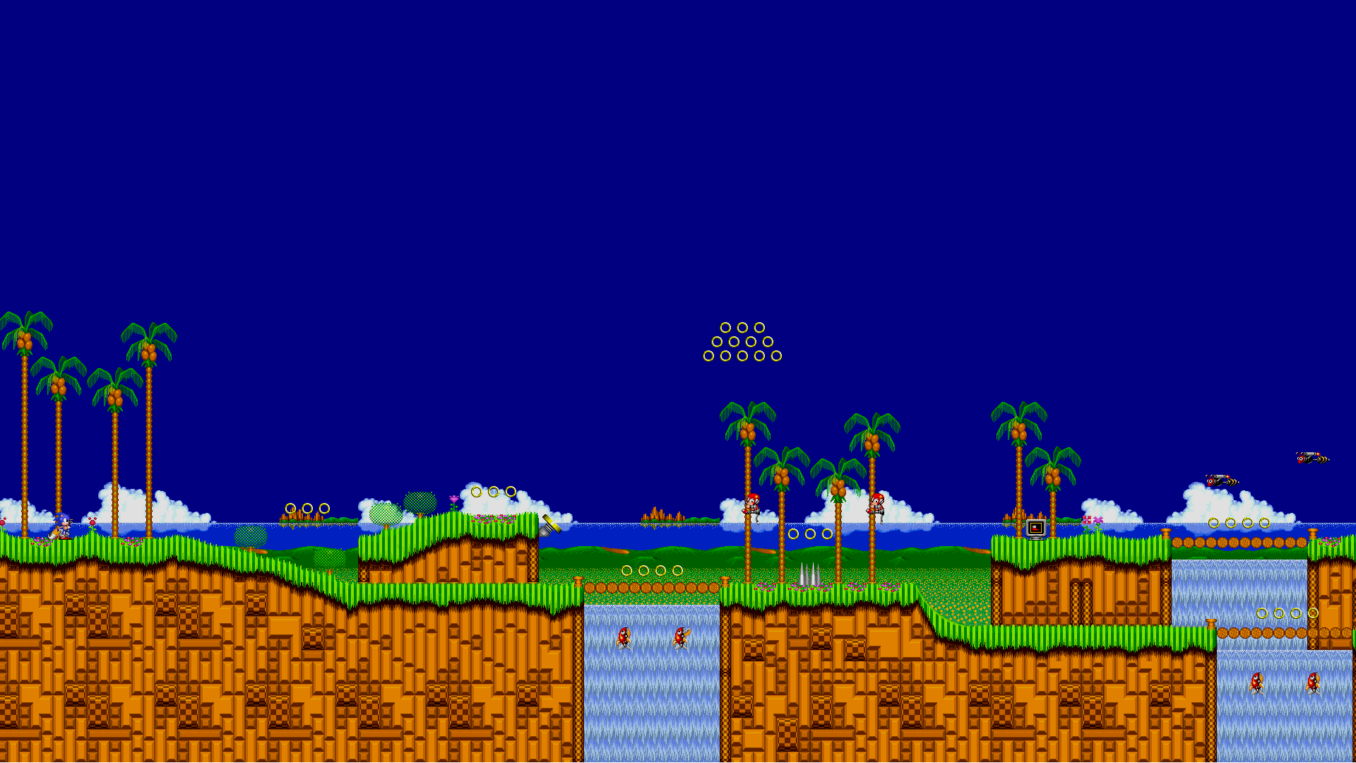 Green Hill Zone Background