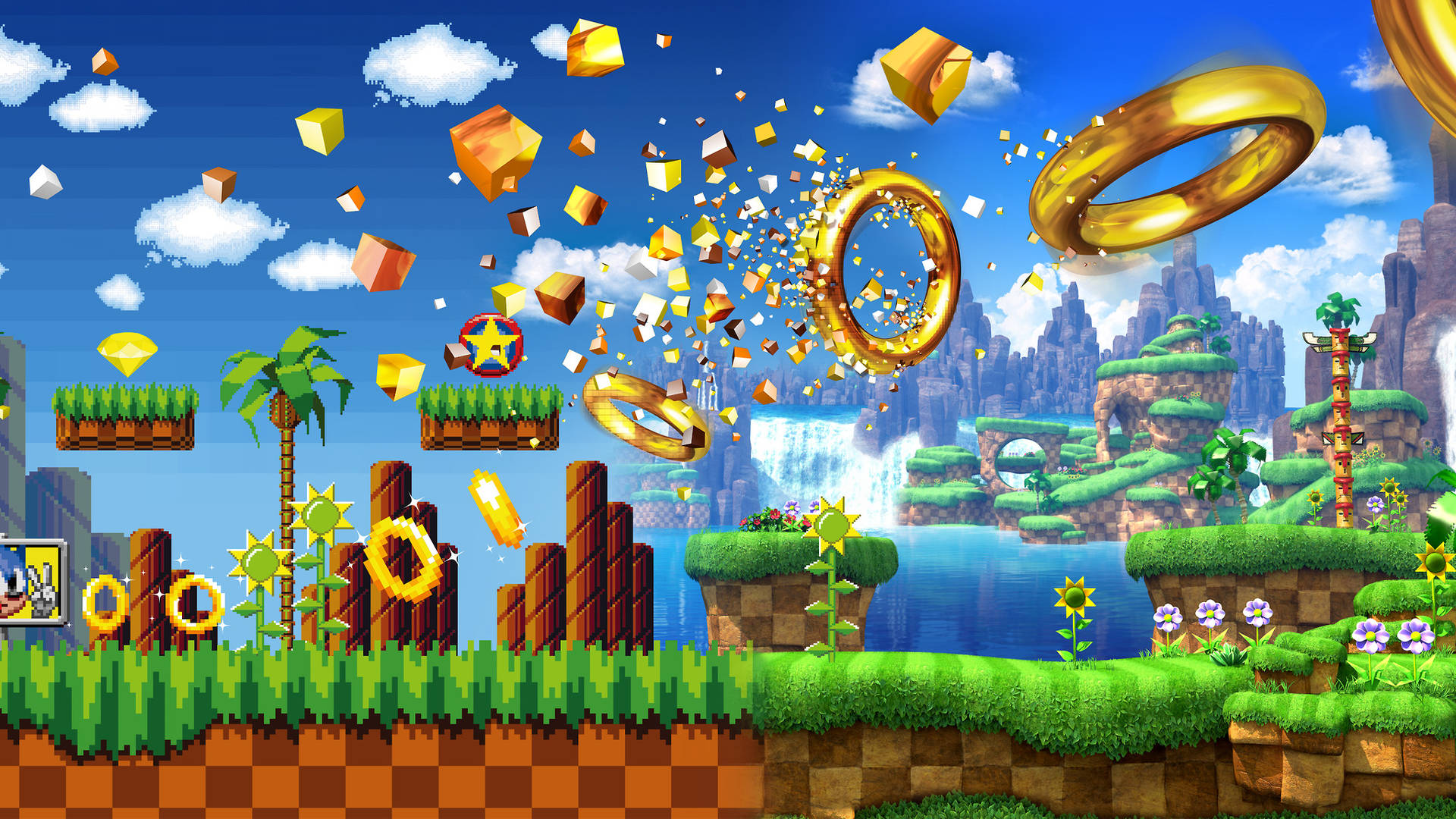 Green Hill Zone Background