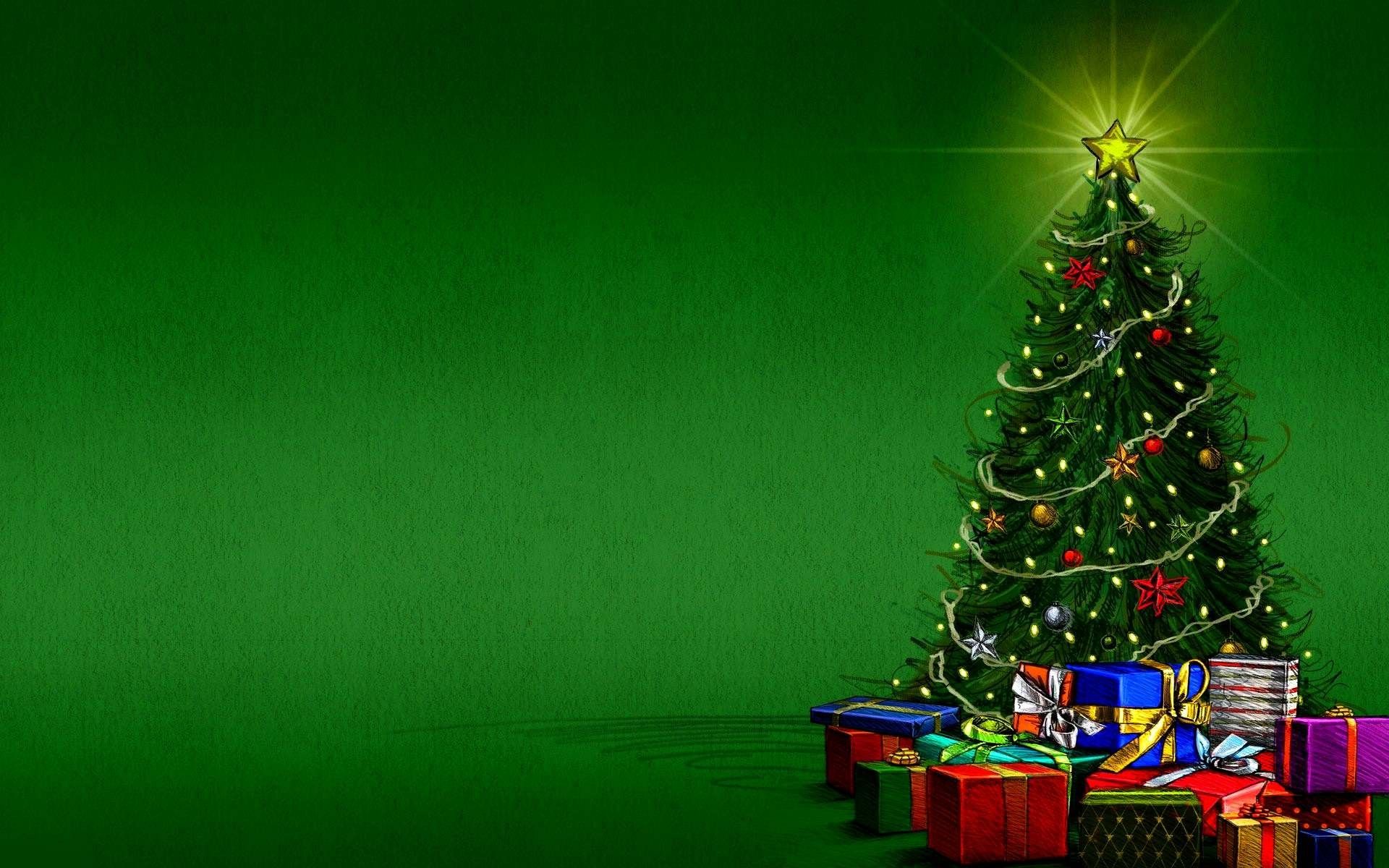 Green Holiday Background