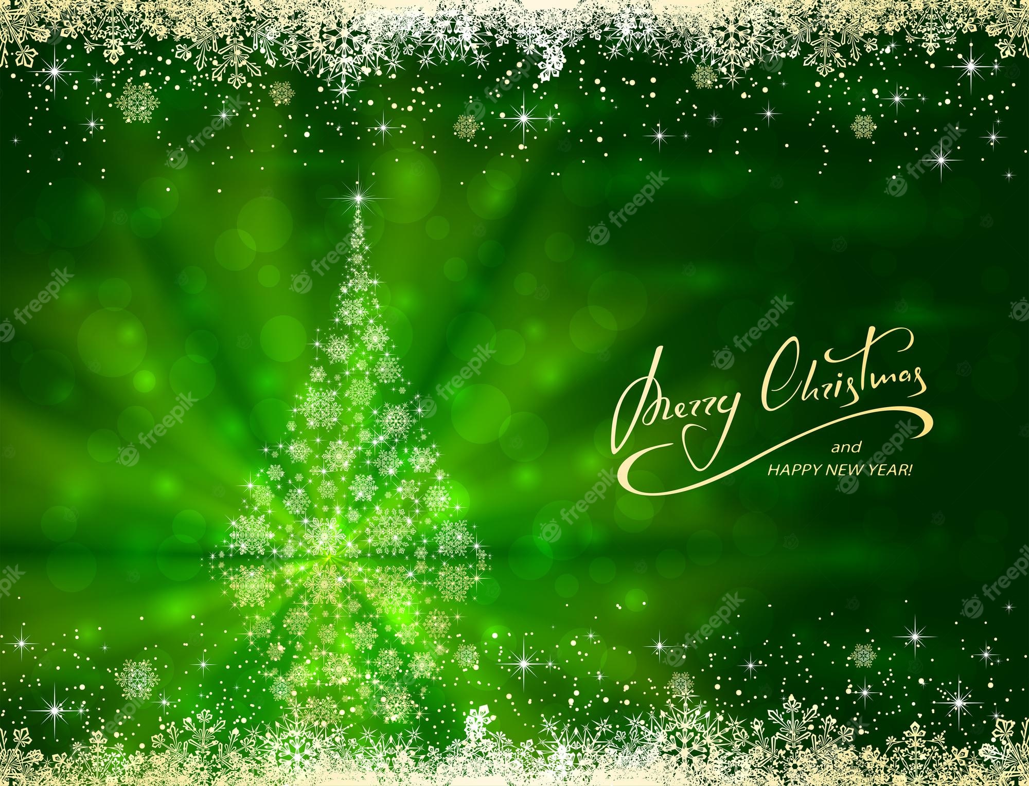 Green Holiday Background