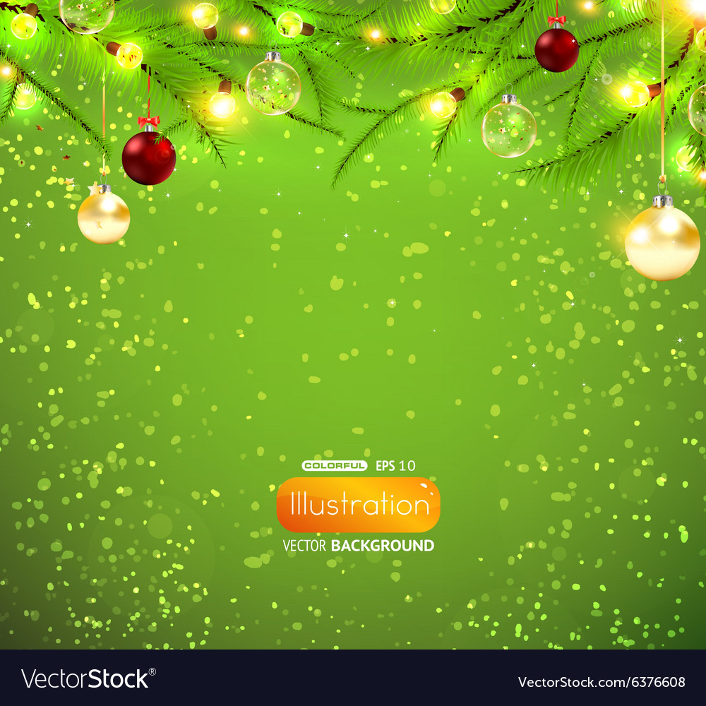 Green Holiday Background