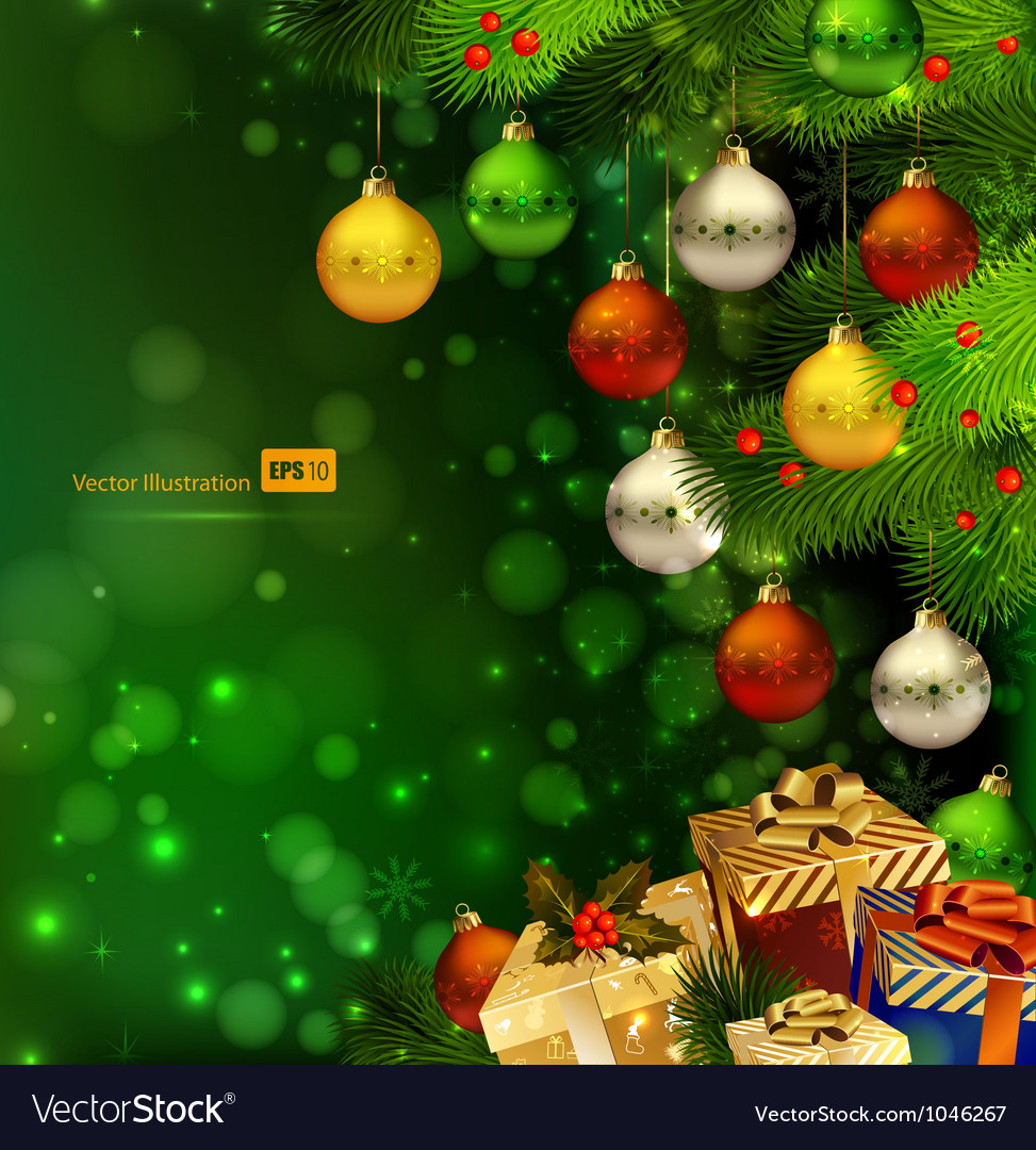 Green Holiday Background