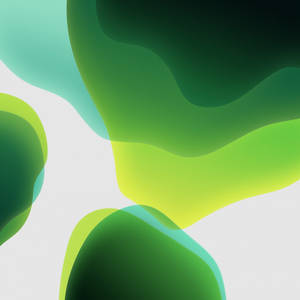 Green Ios 13 Abstract Dark Wallpapers