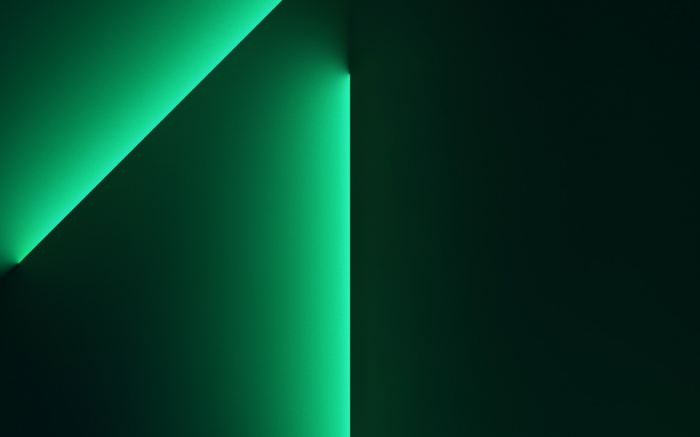 Green Ios 13 Abstract Dark Wallpapers