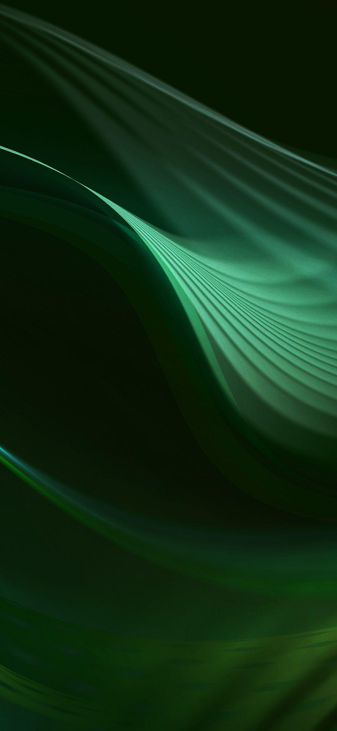 Green Ios 13 Abstract Dark Wallpapers