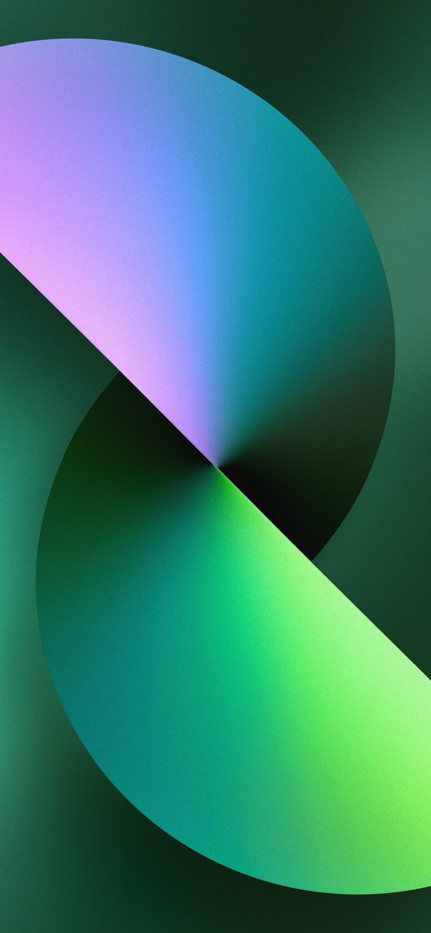 Green Ios 13 Abstract Dark Wallpapers