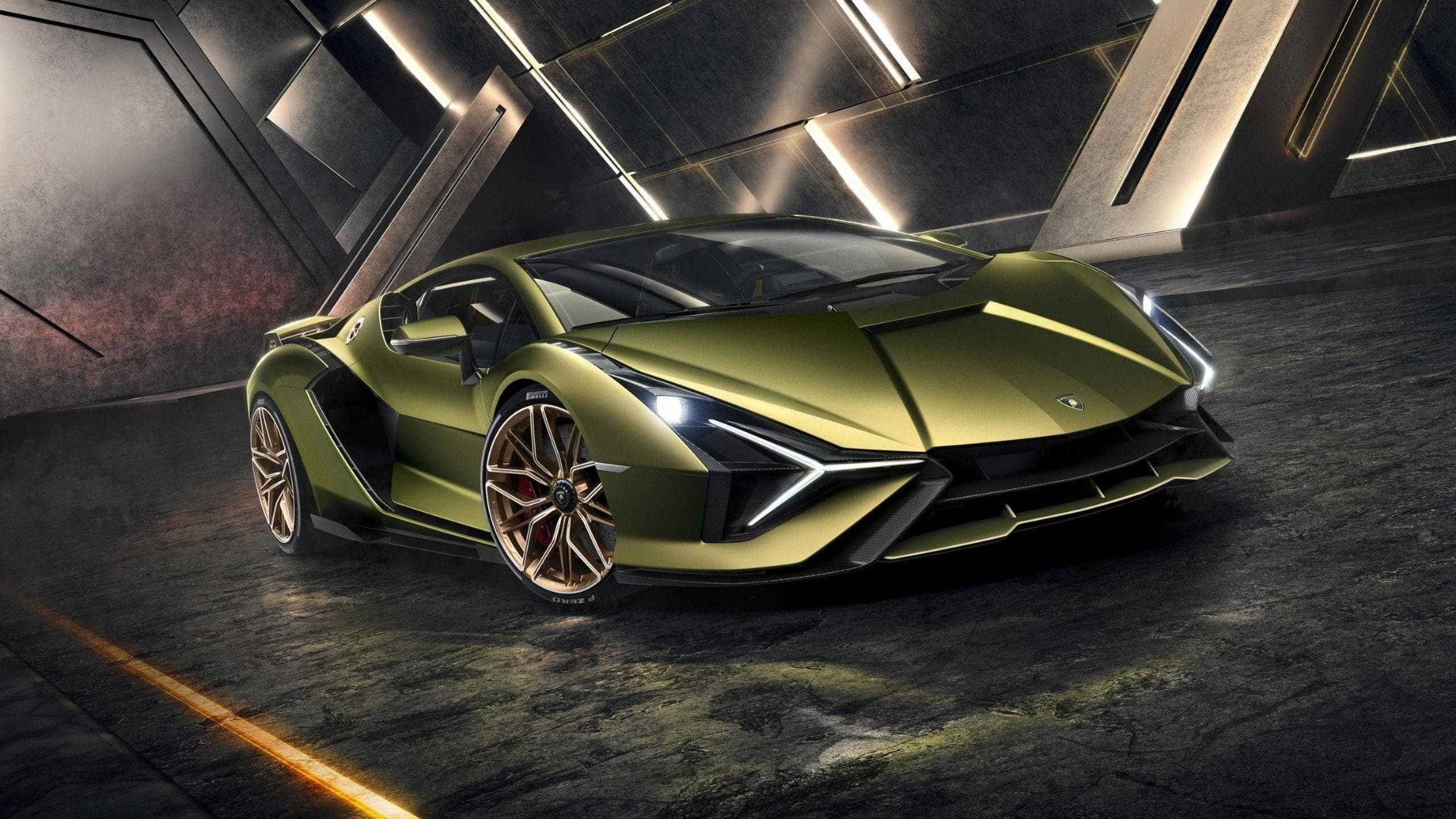 Green Lamborghini Wallpapers