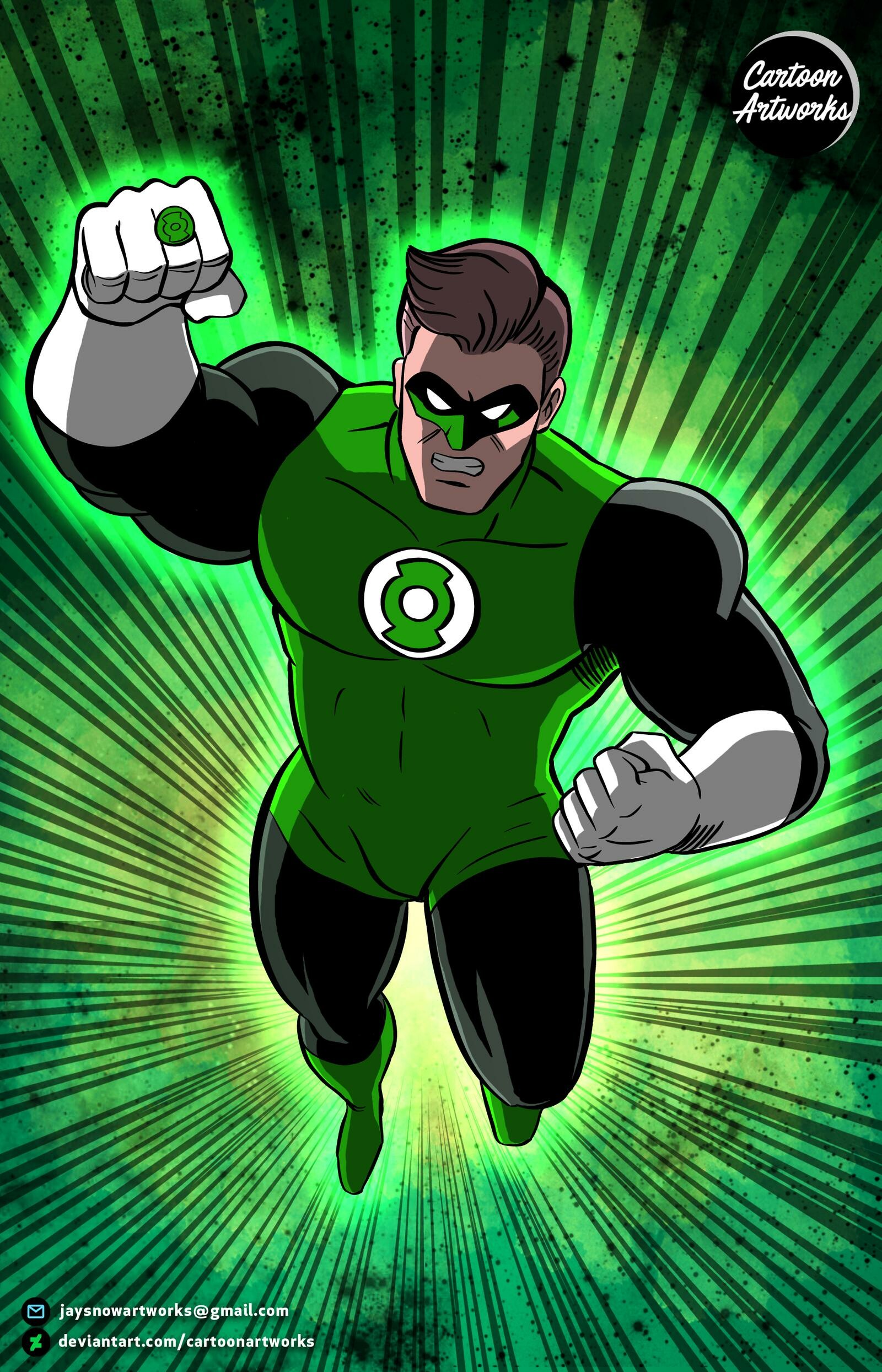 Green Lantern Cartoon Wallpapers