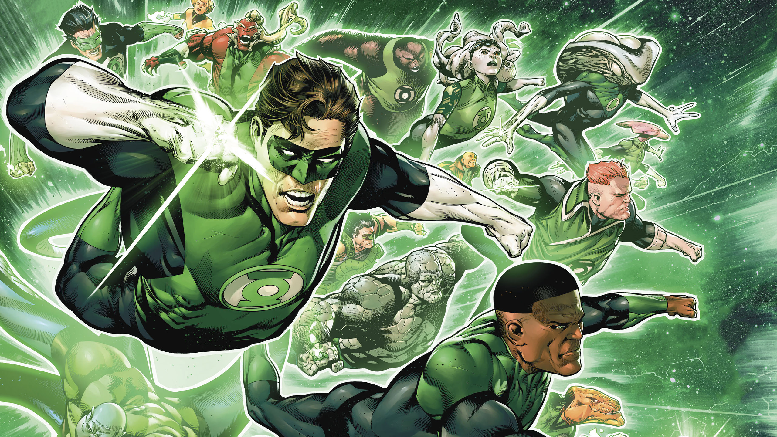 Green Lantern Cartoon Wallpapers