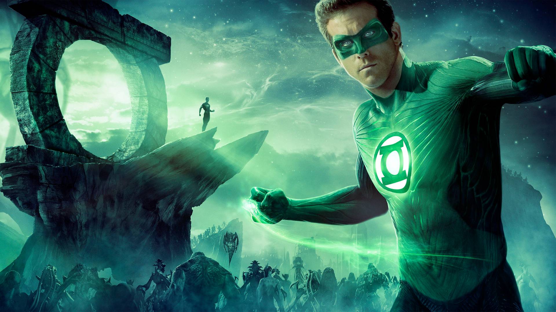 Green Lantern Deadpool Poster Wallpapers