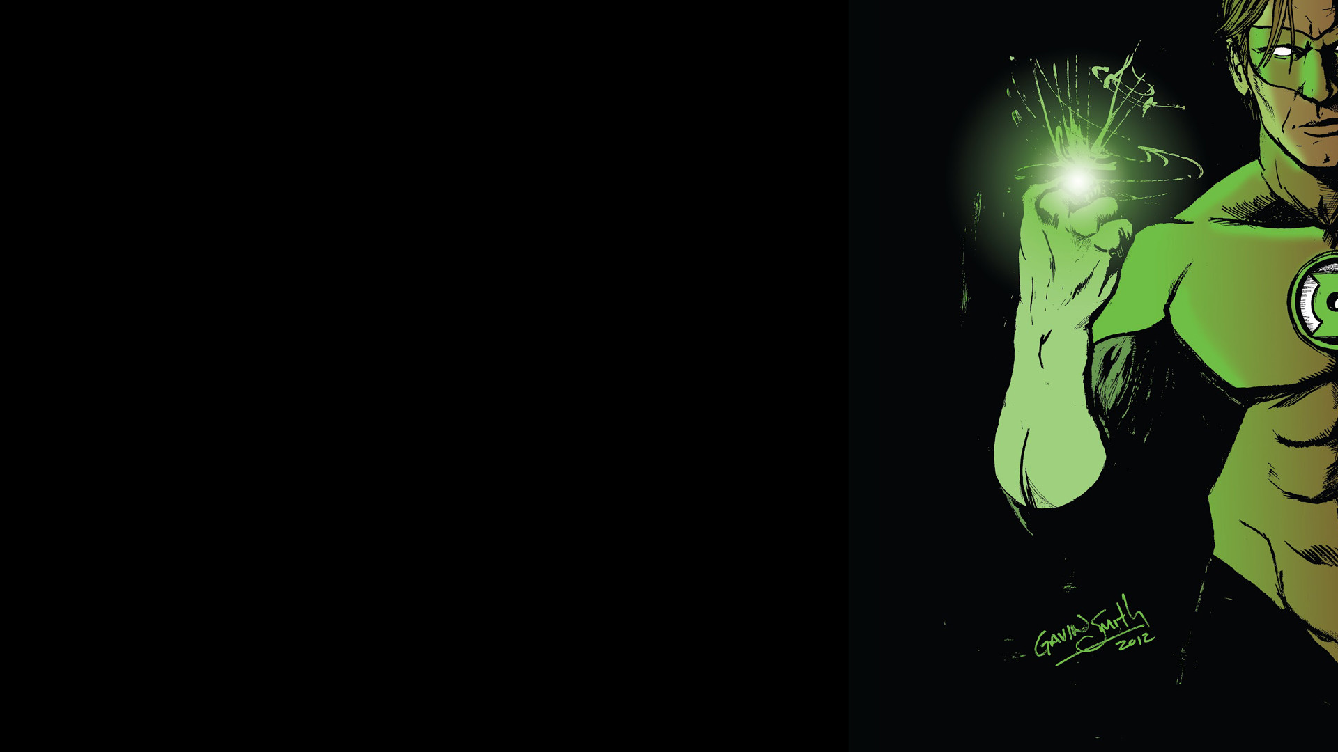 Green Lantern Minimal Wallpapers