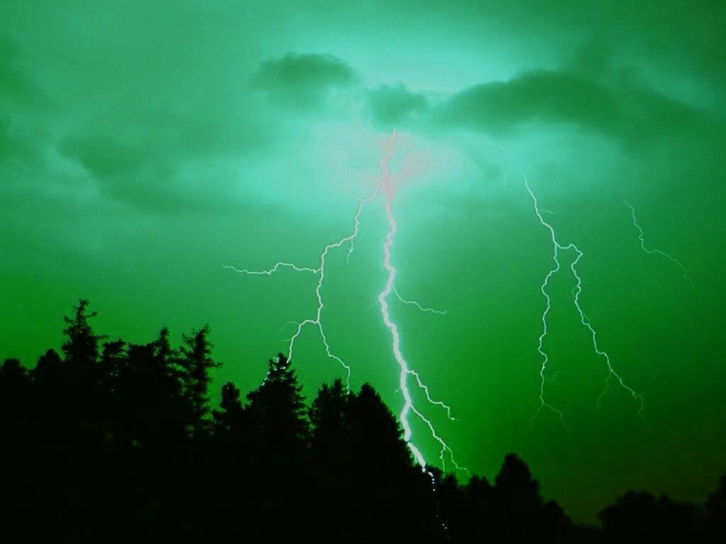 Green Lightning Wallpapers