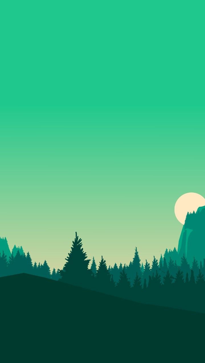 Green Minimalist Wallpapers