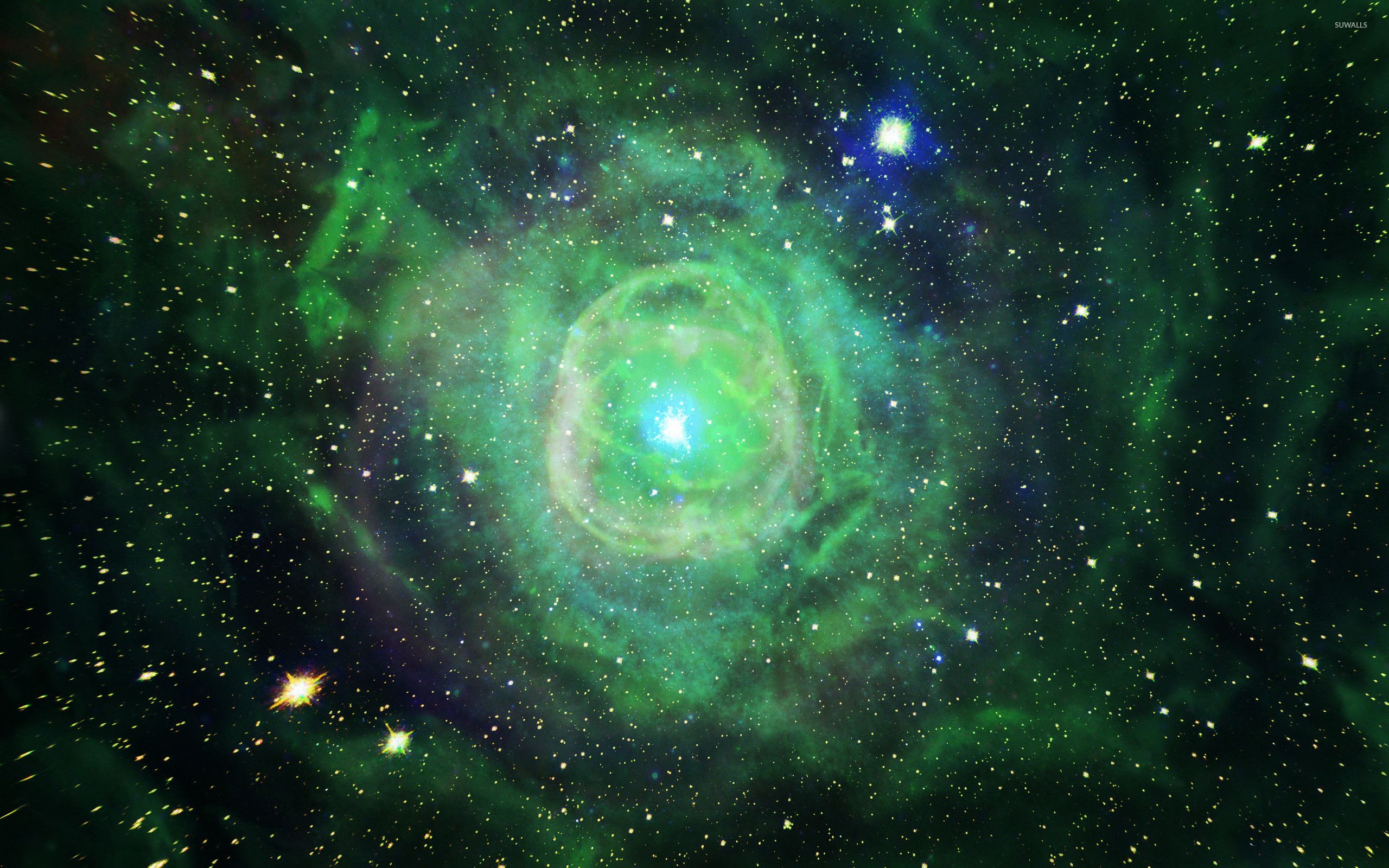 Green Nebula Wallpapers