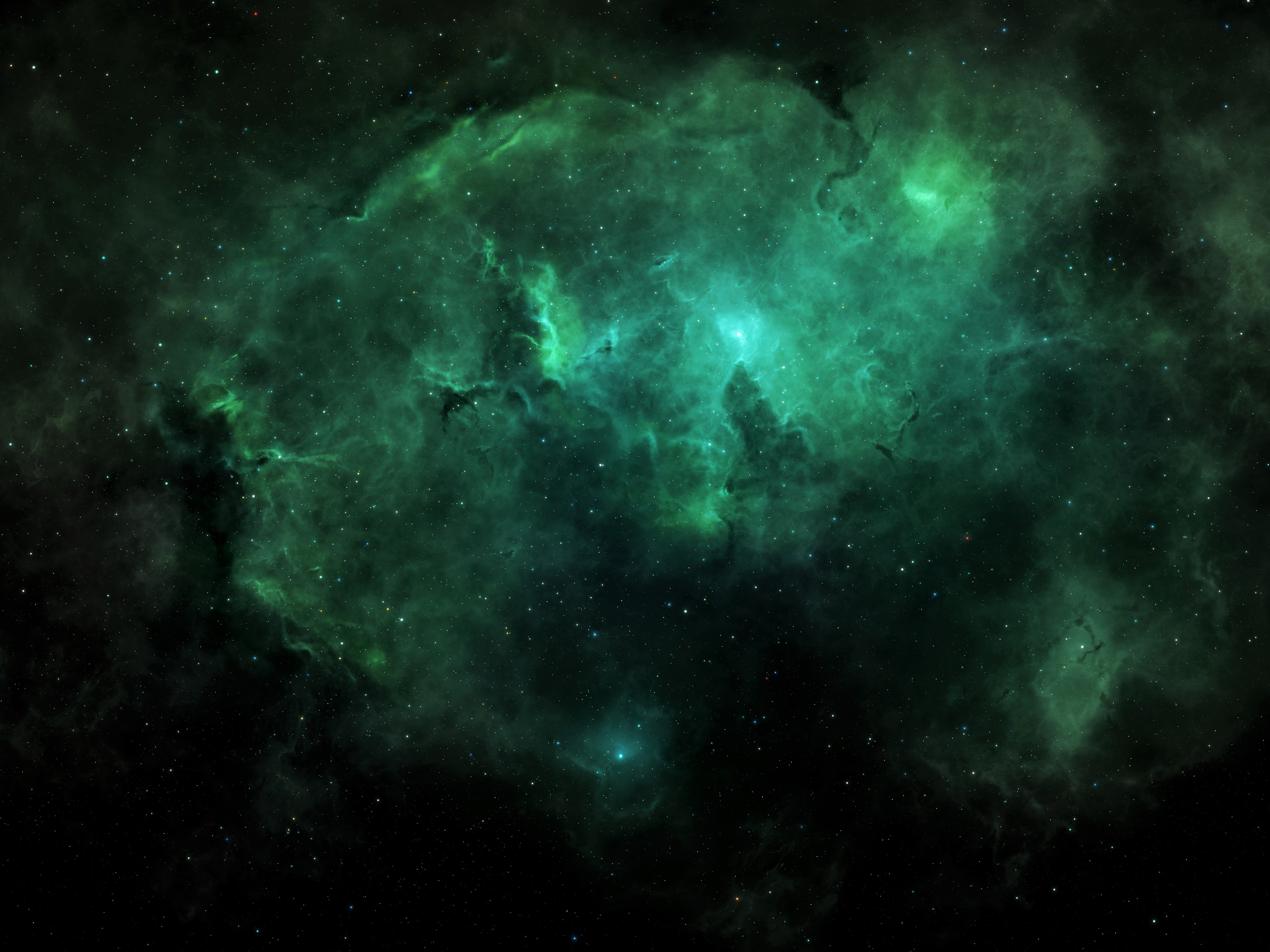 Green Nebula Wallpapers