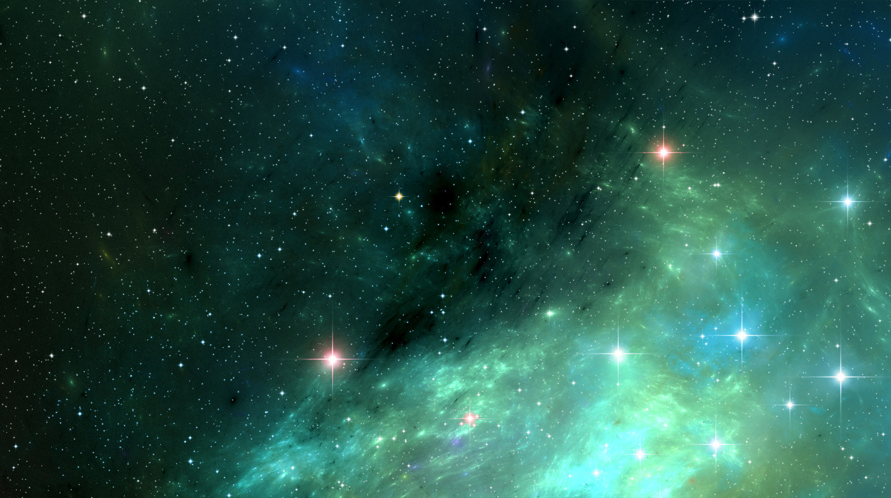 Green Nebula Wallpapers