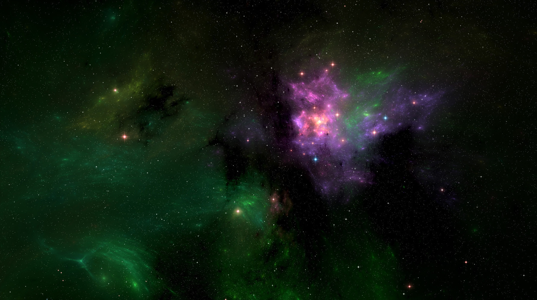 Green Nebula Wallpapers