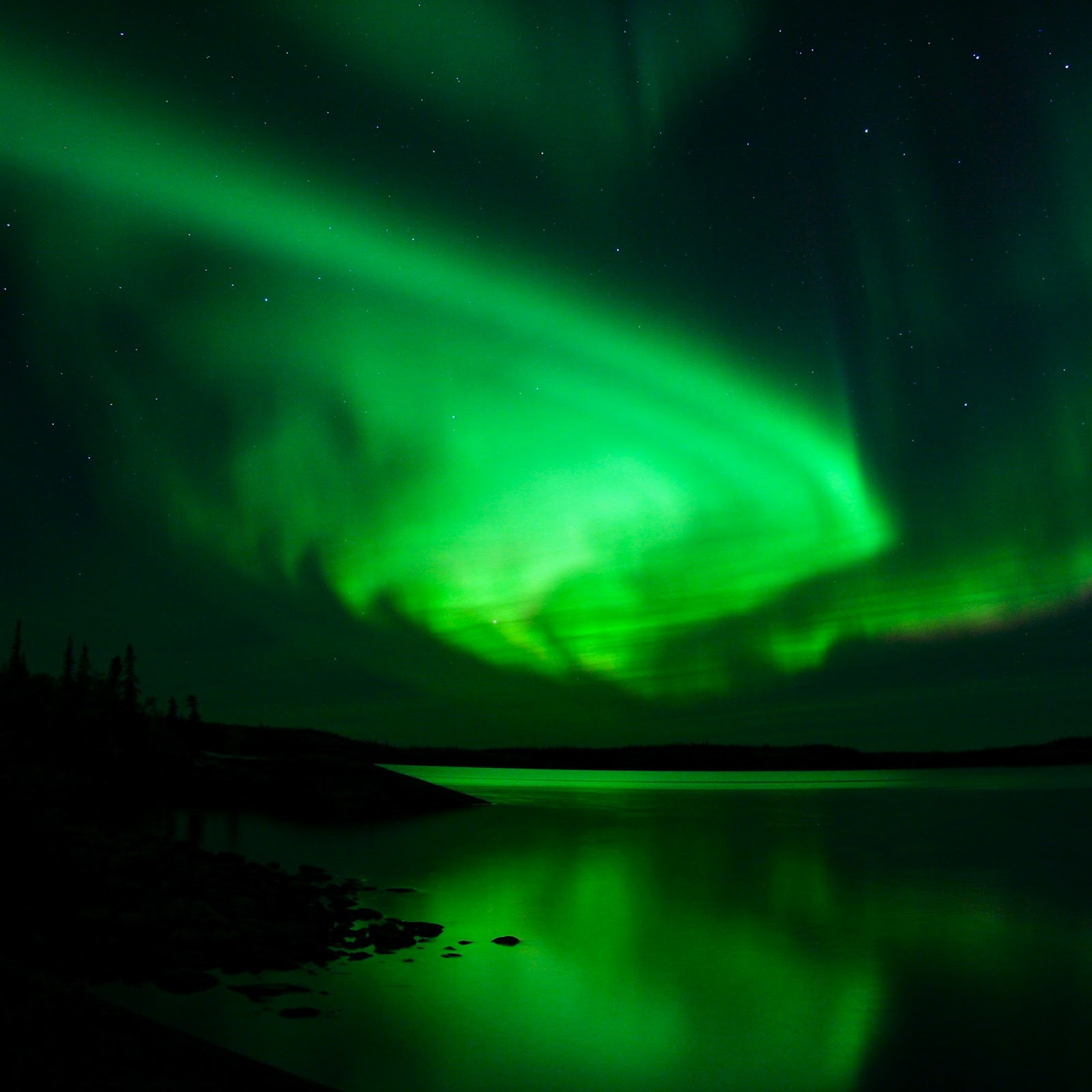 Green Northern Lights Wallpapers