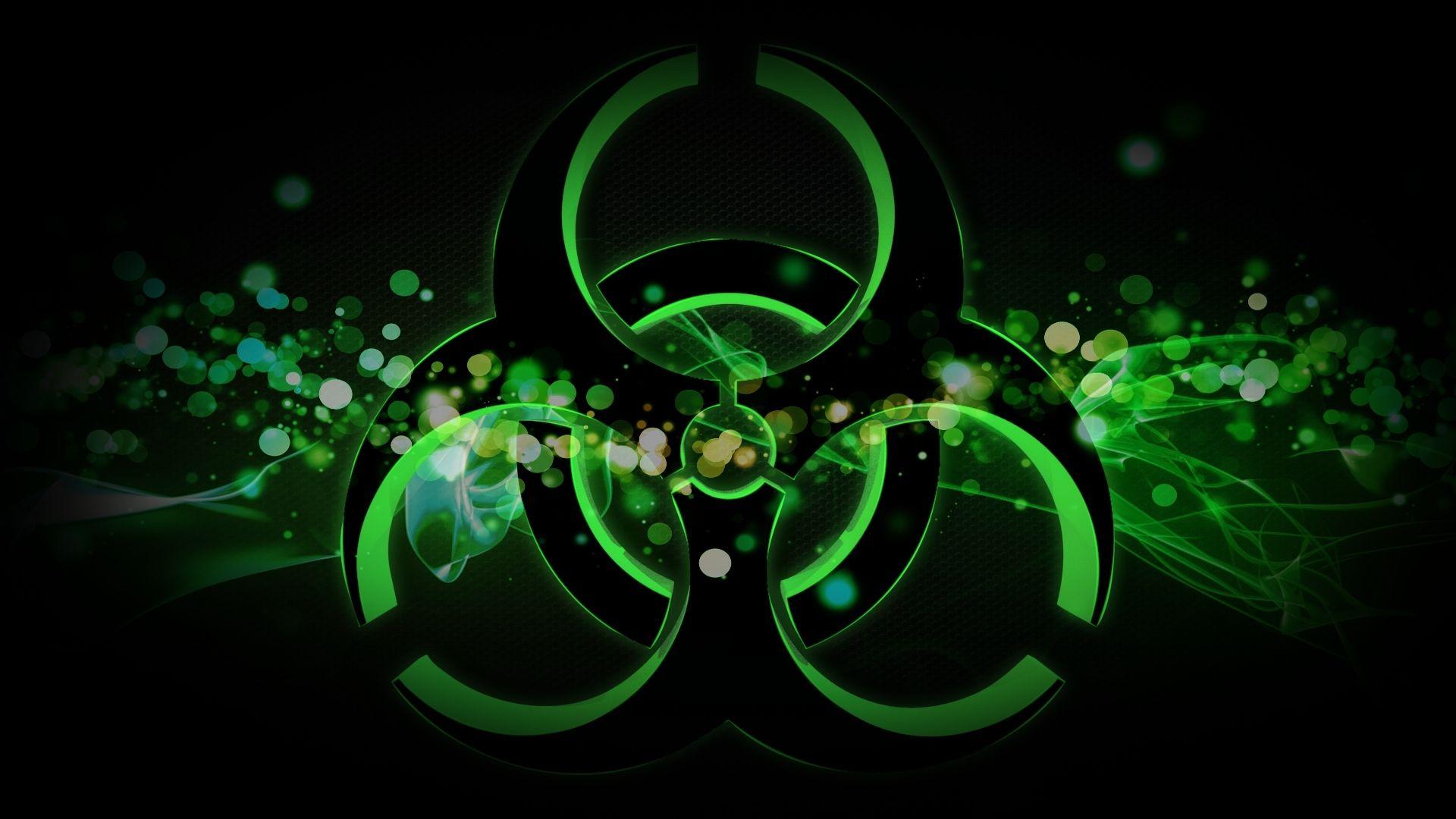 Green Nuclear Symbol Wallpapers