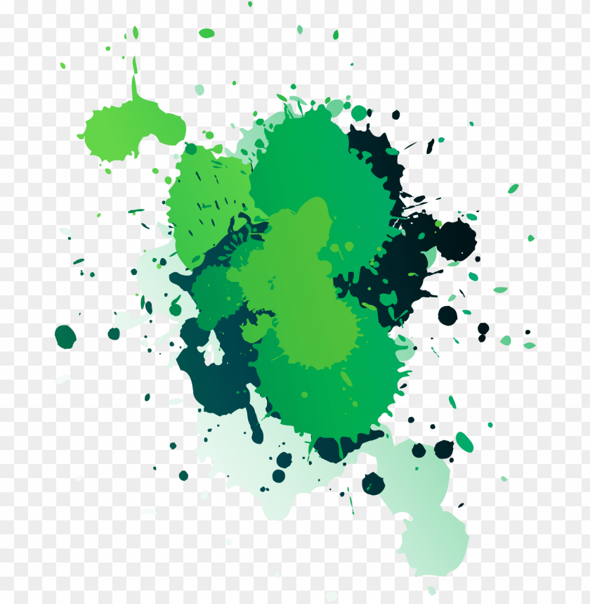 Green Paint Background