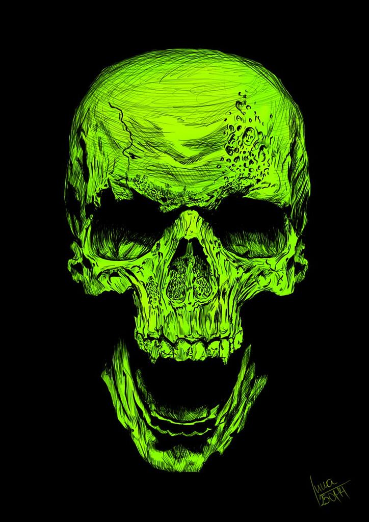 Green Skull Wallpapers