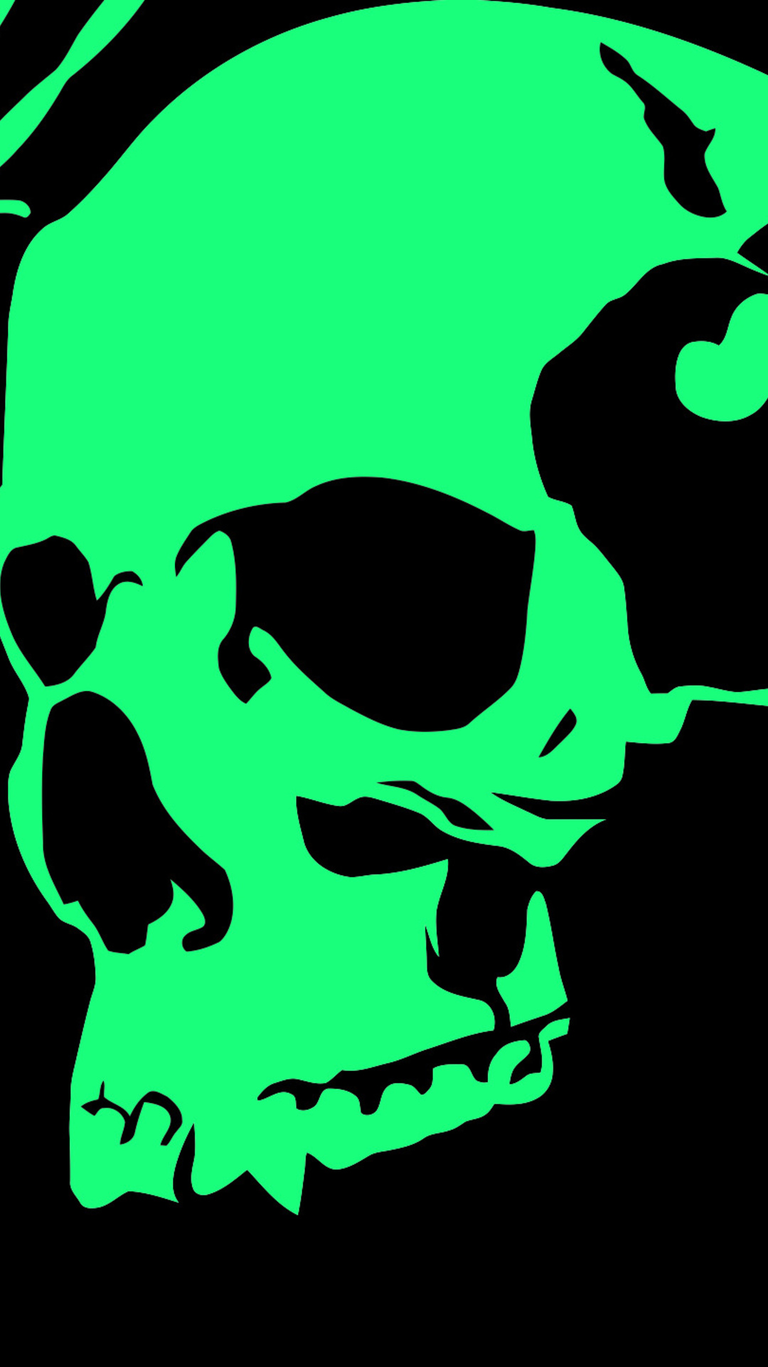 Green Skull Wallpapers