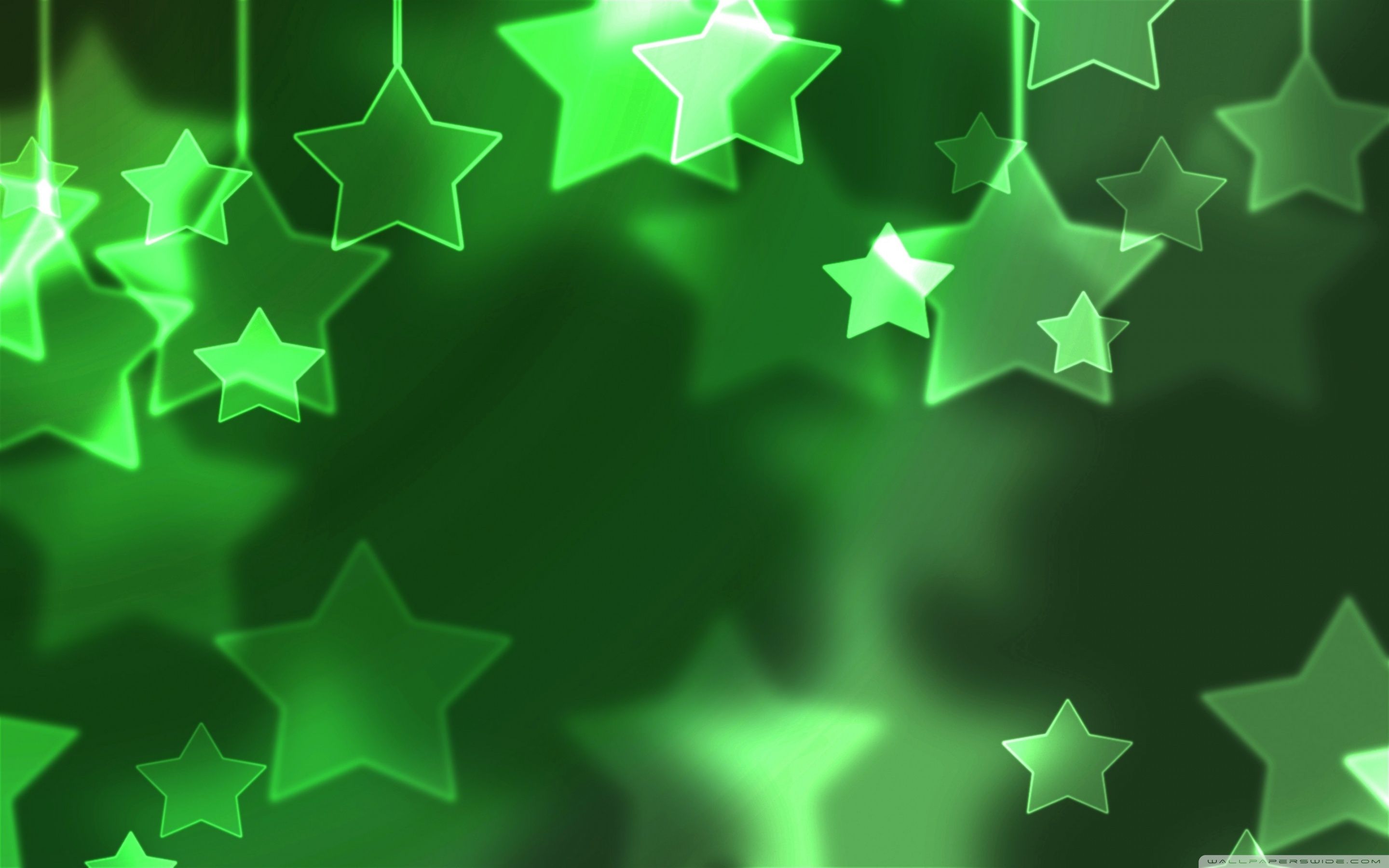 Green Stars Wallpapers