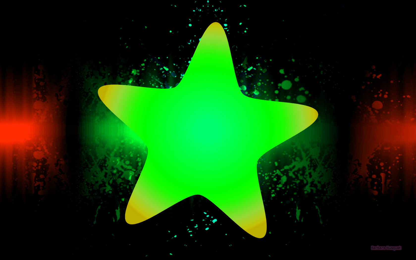 Green Stars Wallpapers