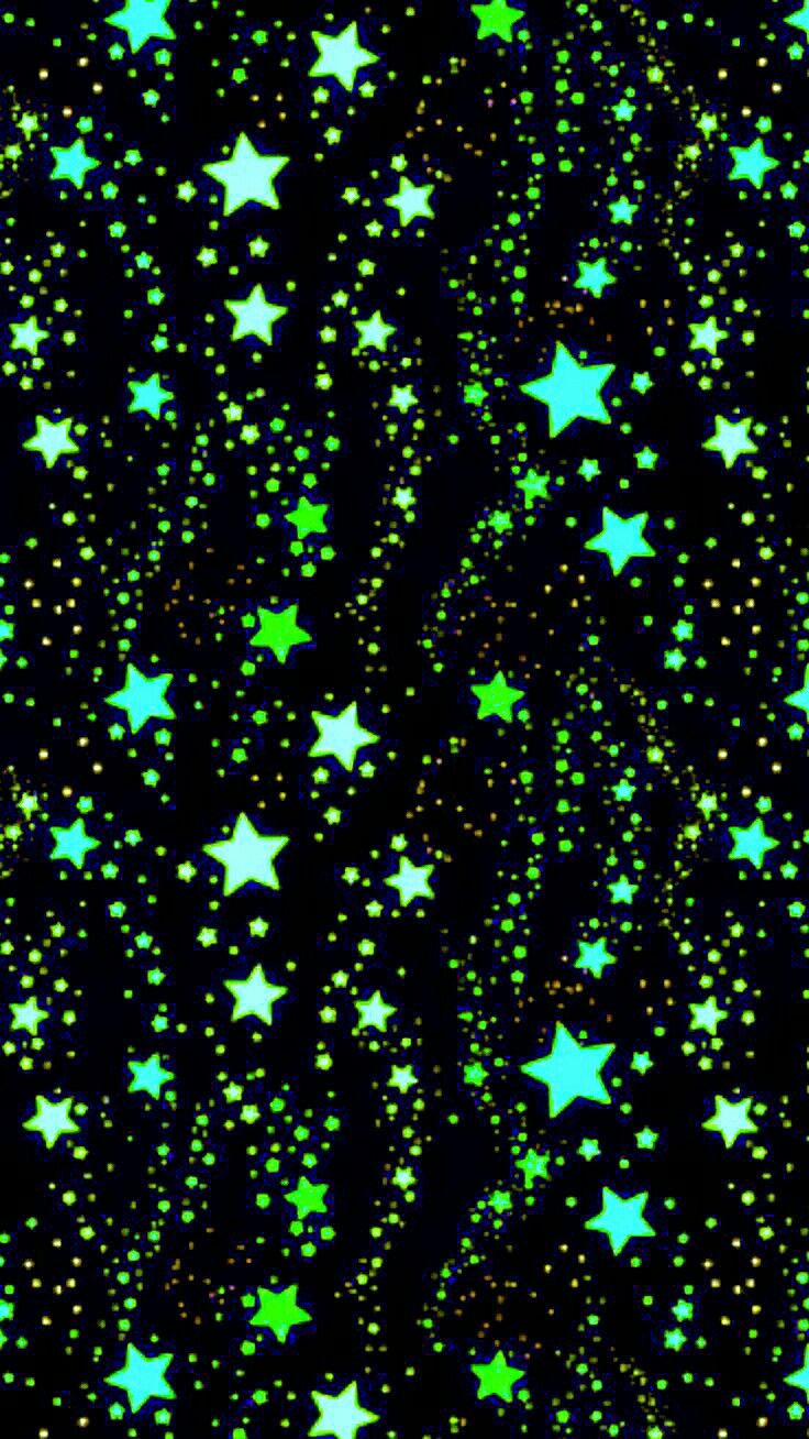 Green Stars Wallpapers