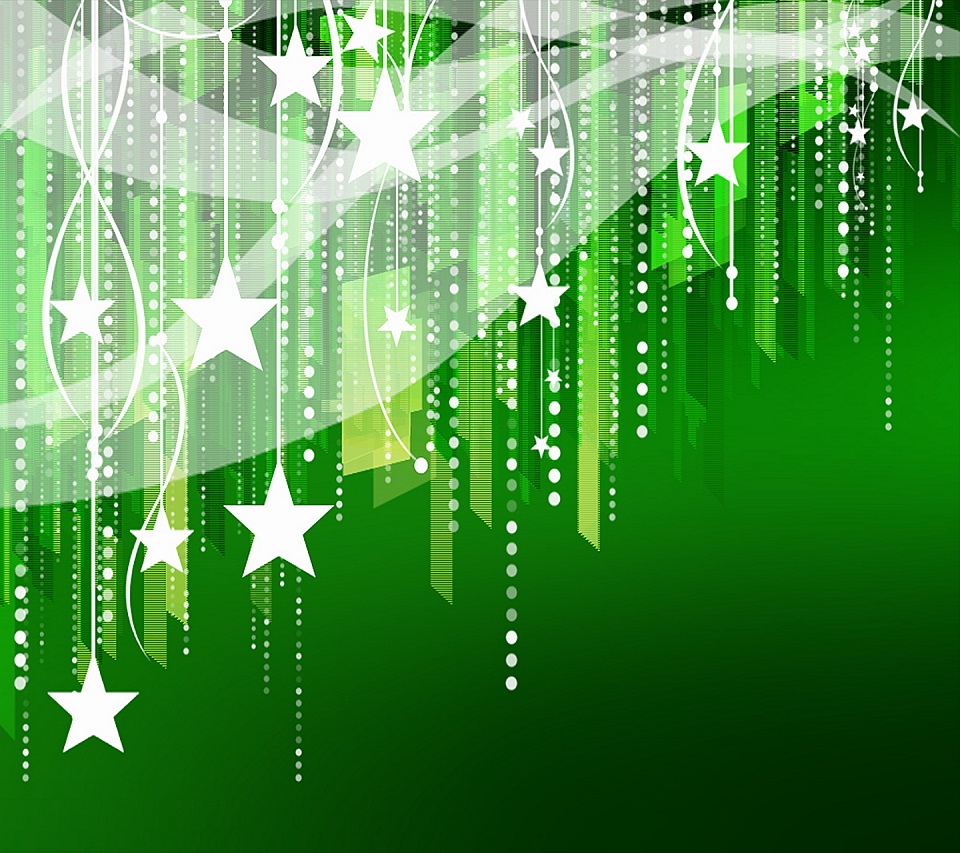 Green Stars Wallpapers