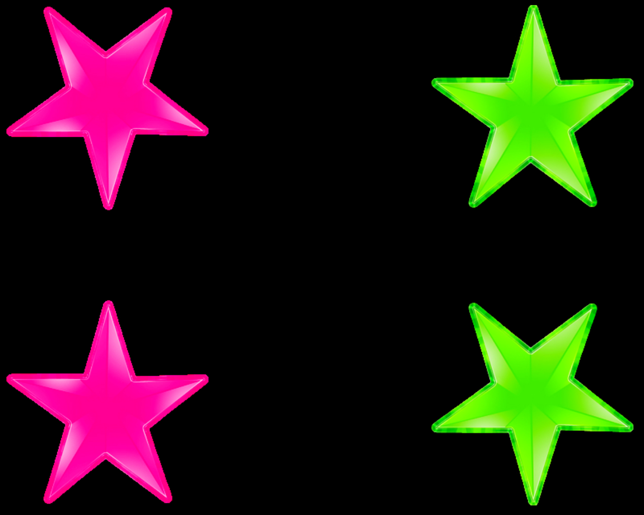 Green Stars Wallpapers