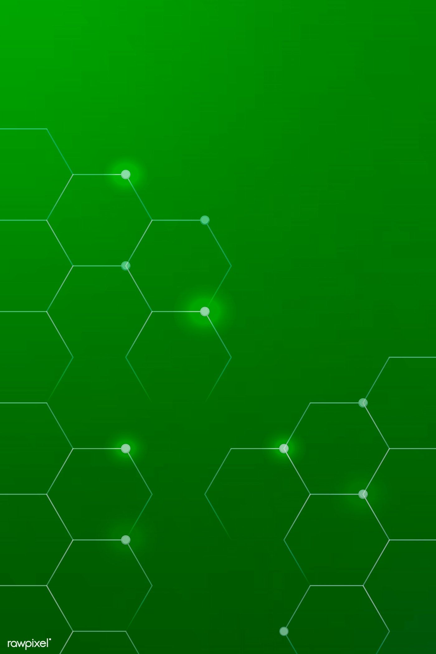 Green Techno Background