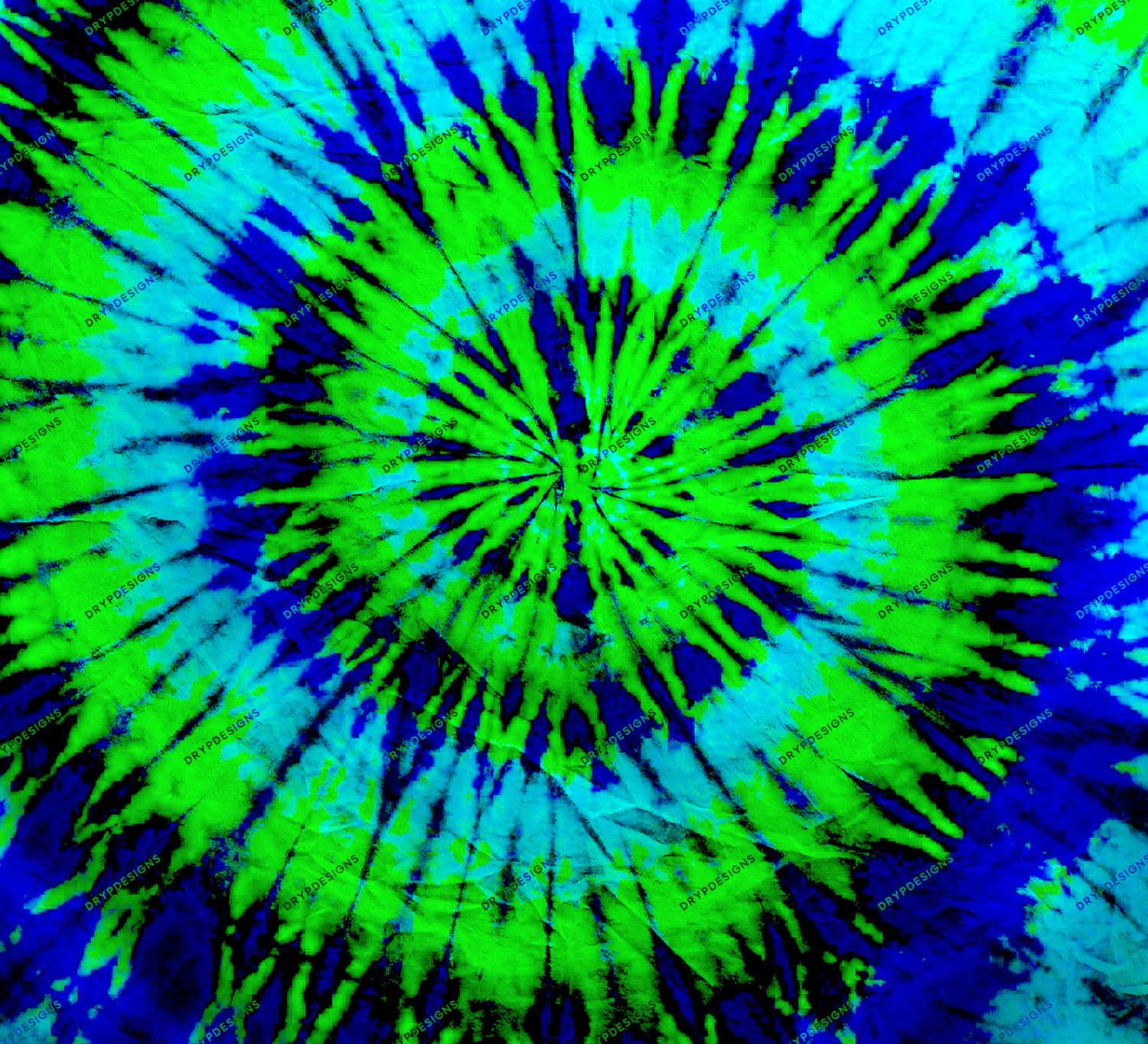 Green Tie Dye Wallpapers