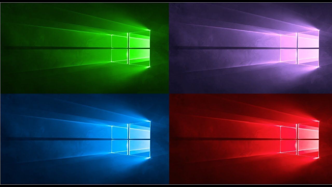 Green Windows 10 Background