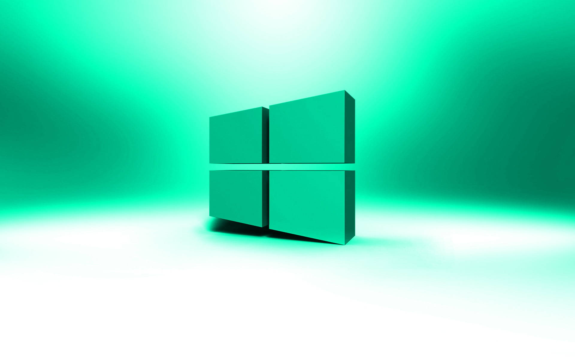 Green Windows 10 Background