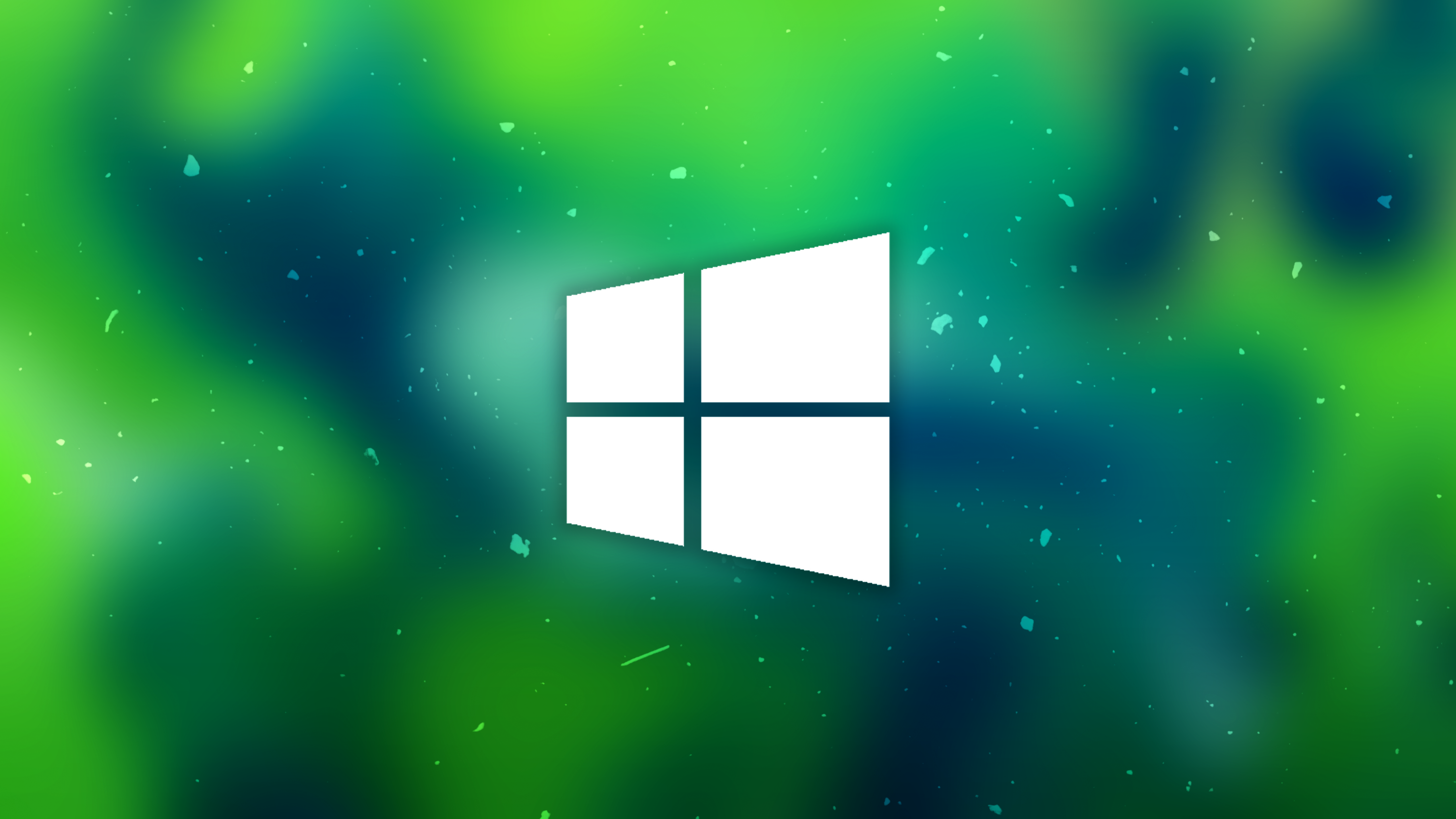 Green Windows 10 Background