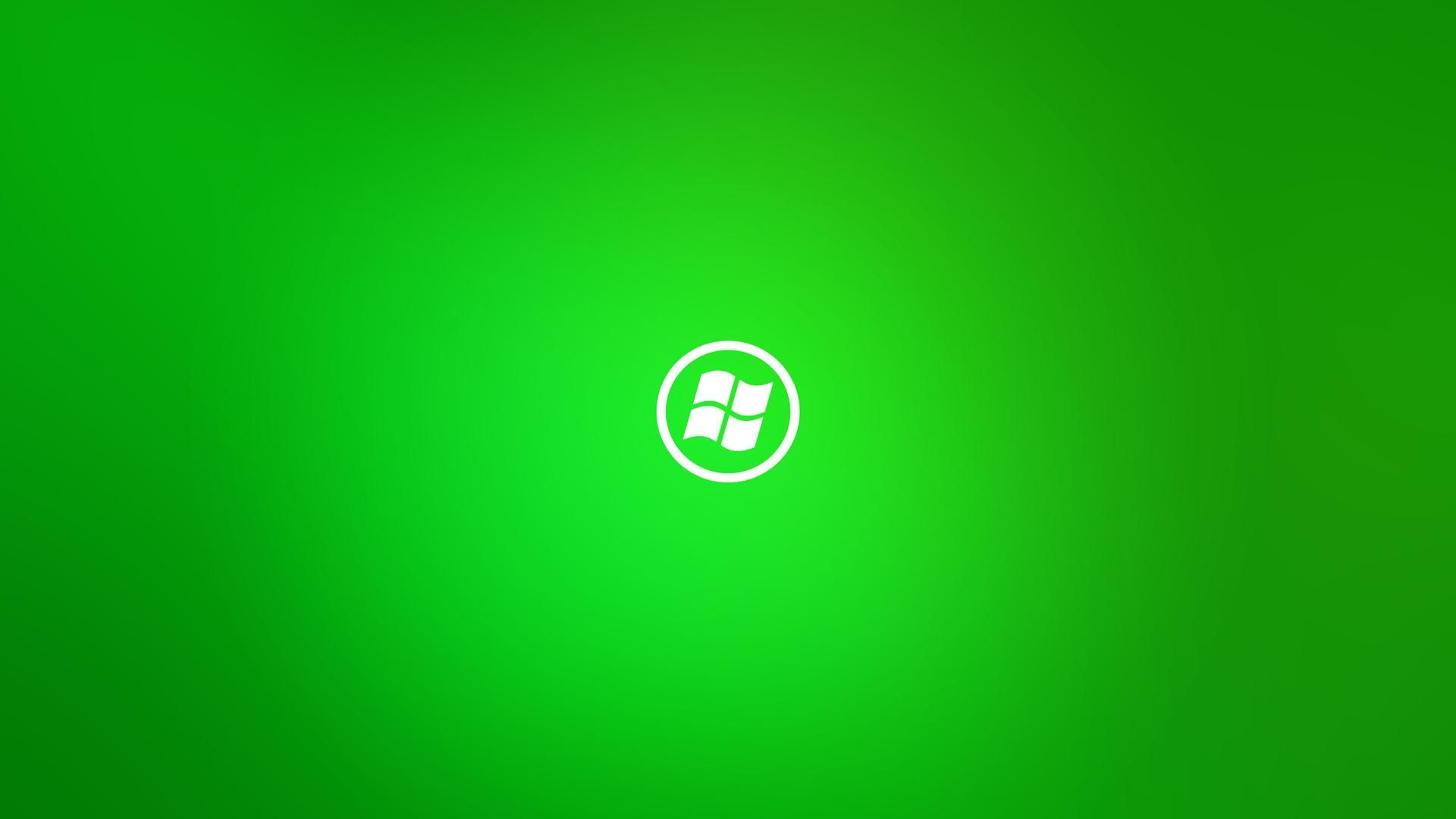 Green Windows 10 Background