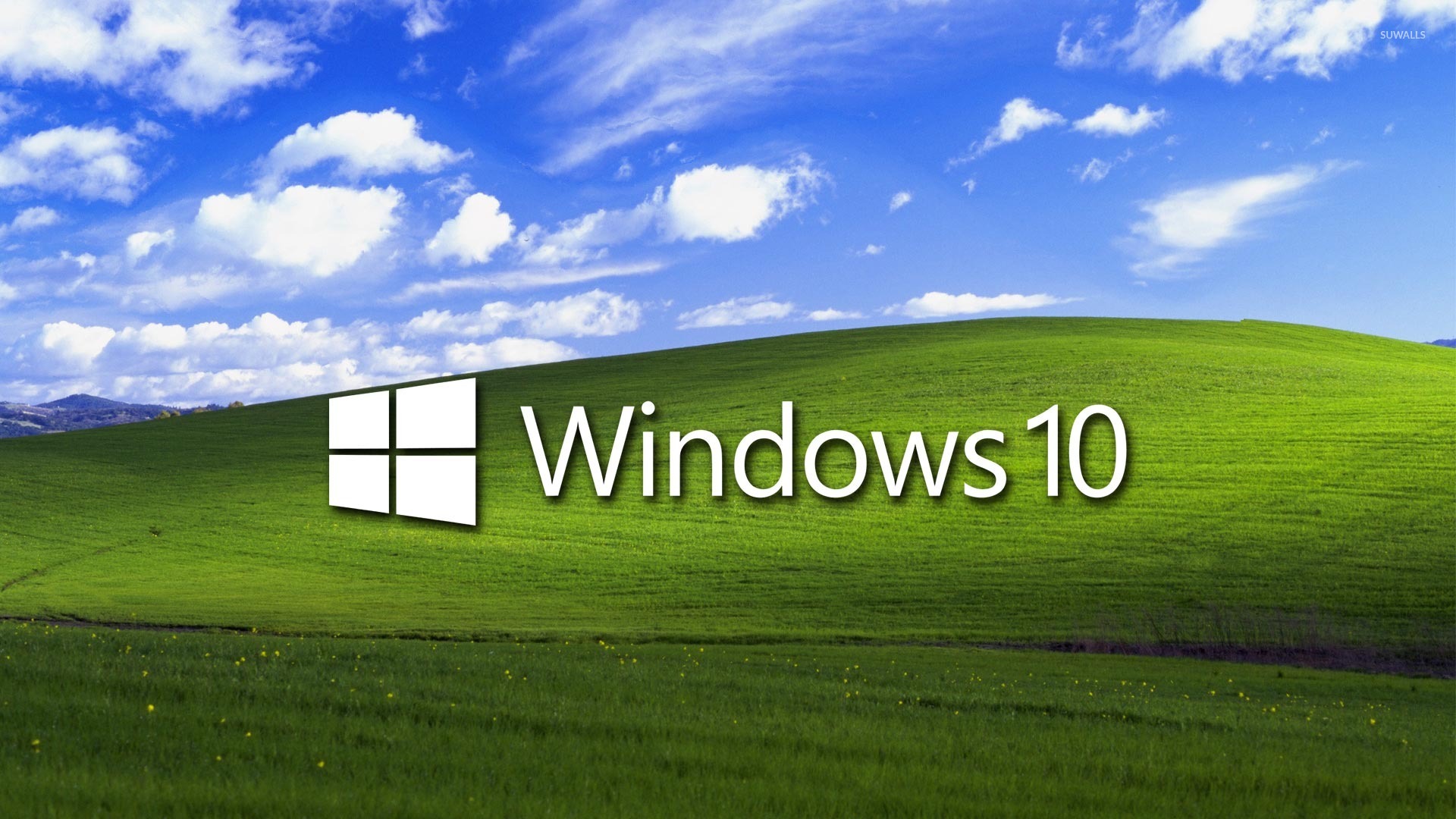 Green Windows 10 Background