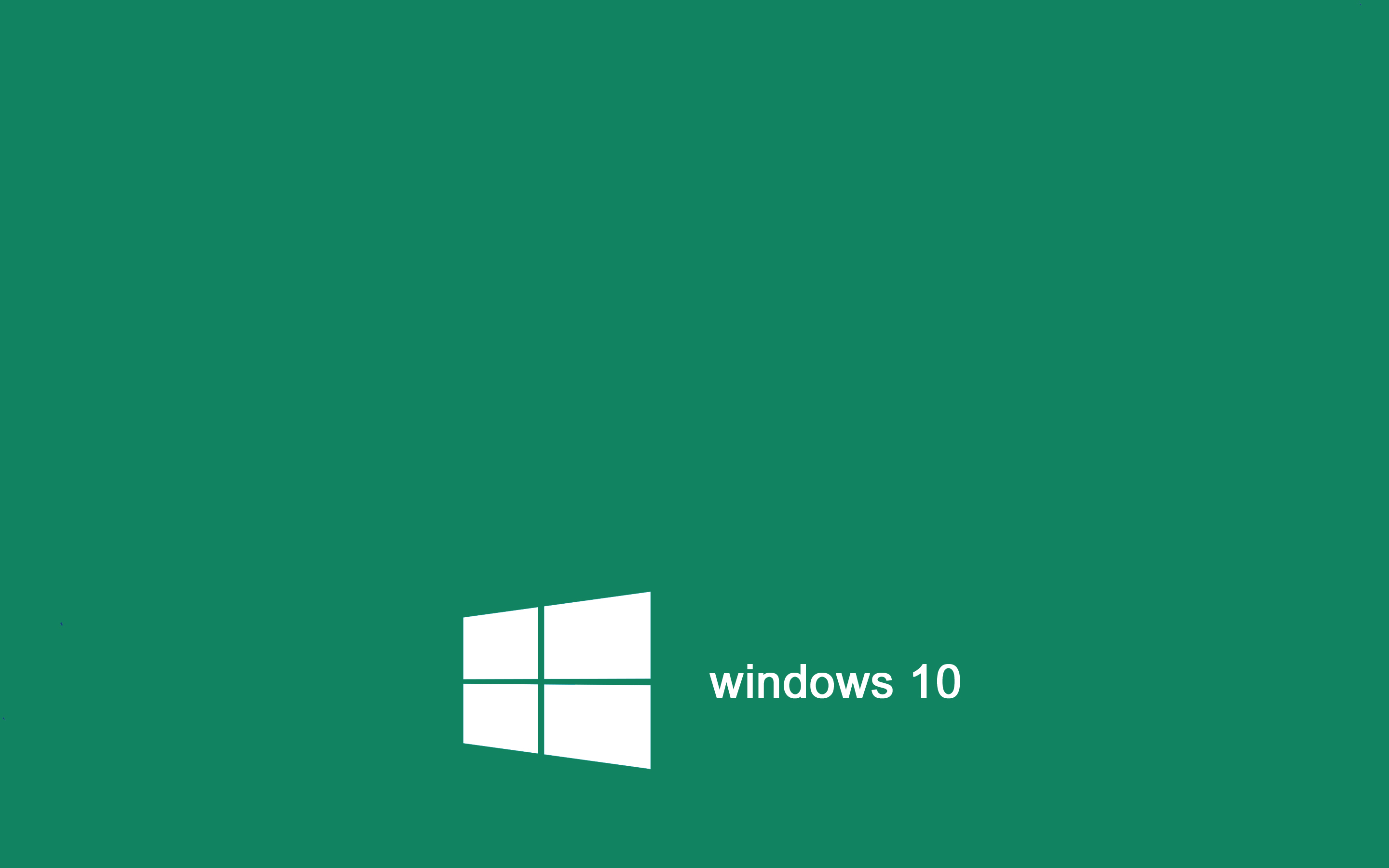 Green Windows 10 Background