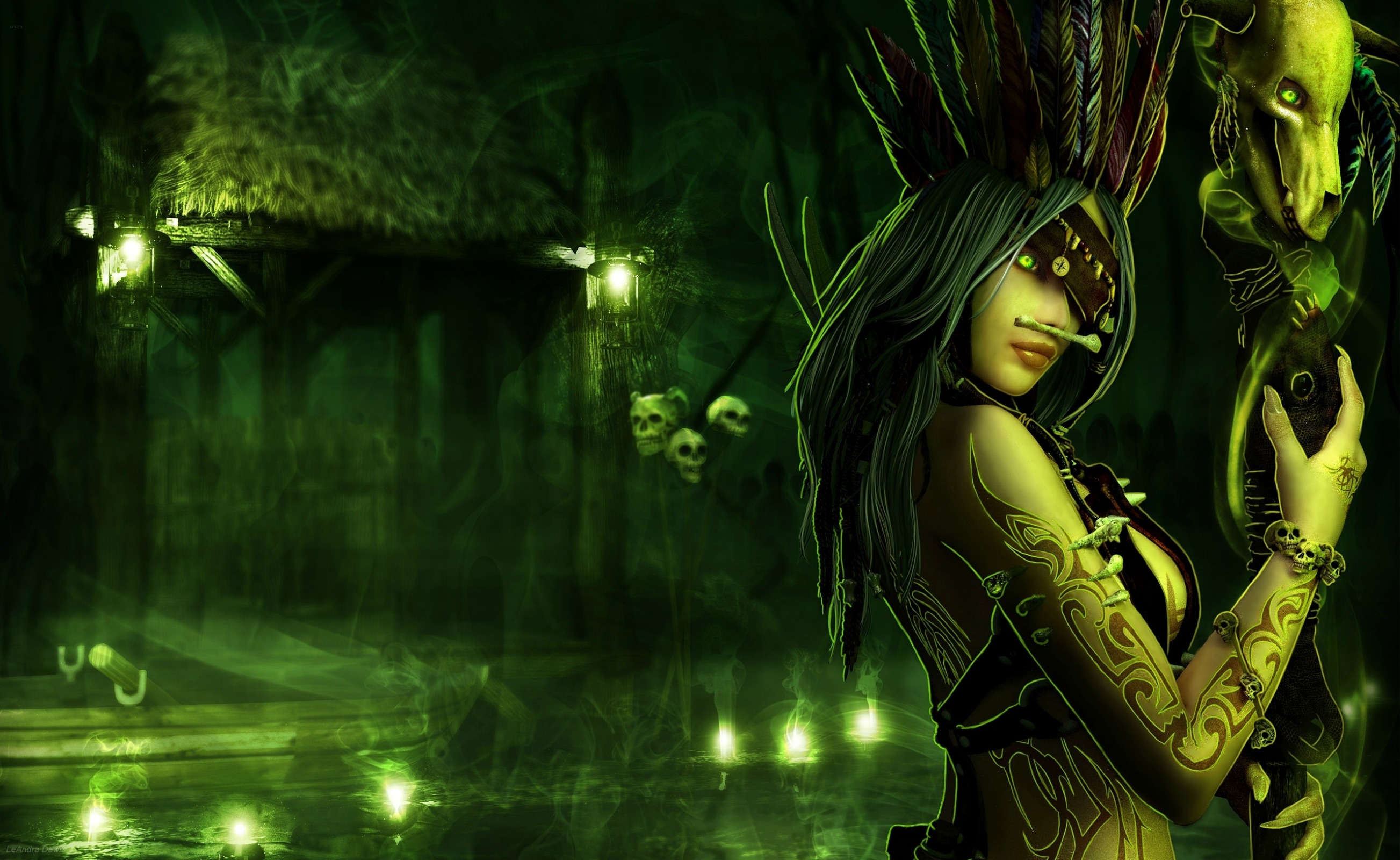 Green Witch Wallpapers