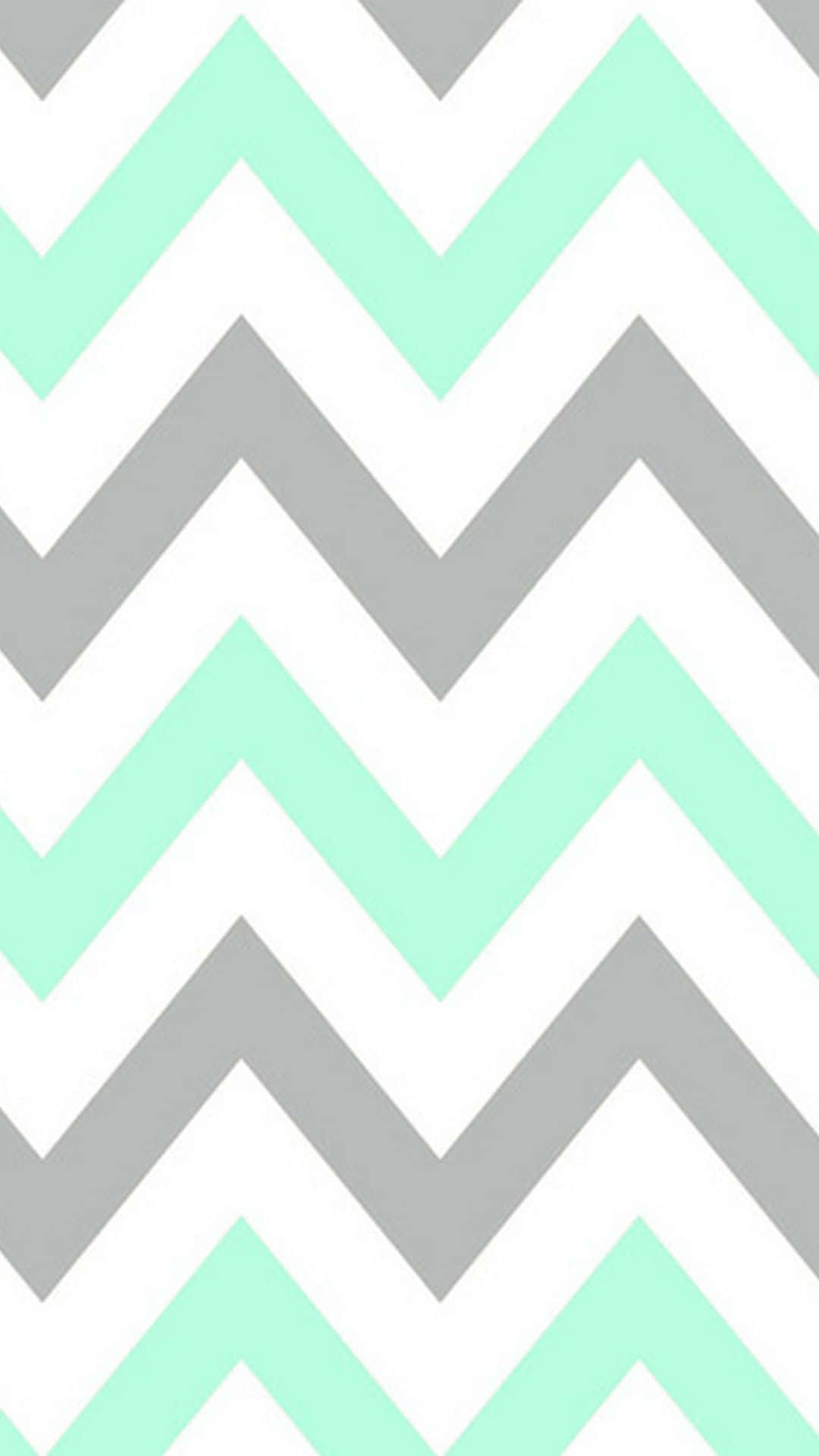 Green Zigzag Pattern Wallpapers