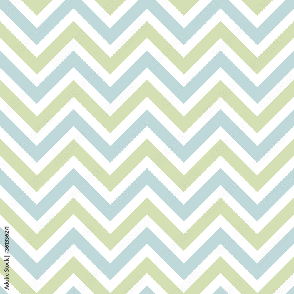 Green Zigzag Pattern Wallpapers