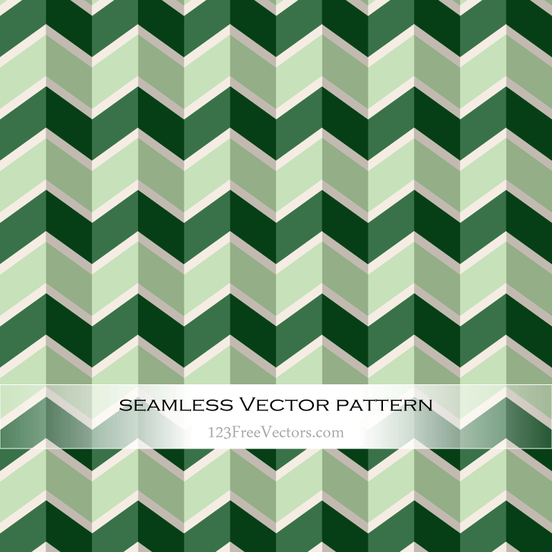 Green Zigzag Pattern Wallpapers