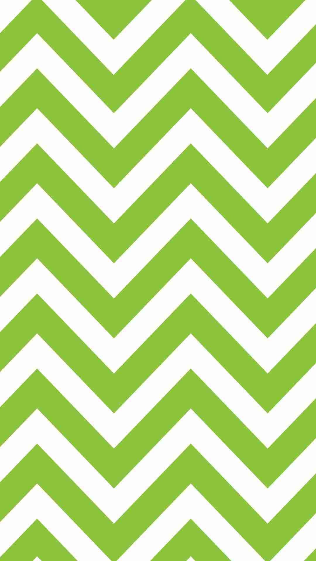 Green Zigzag Pattern Wallpapers